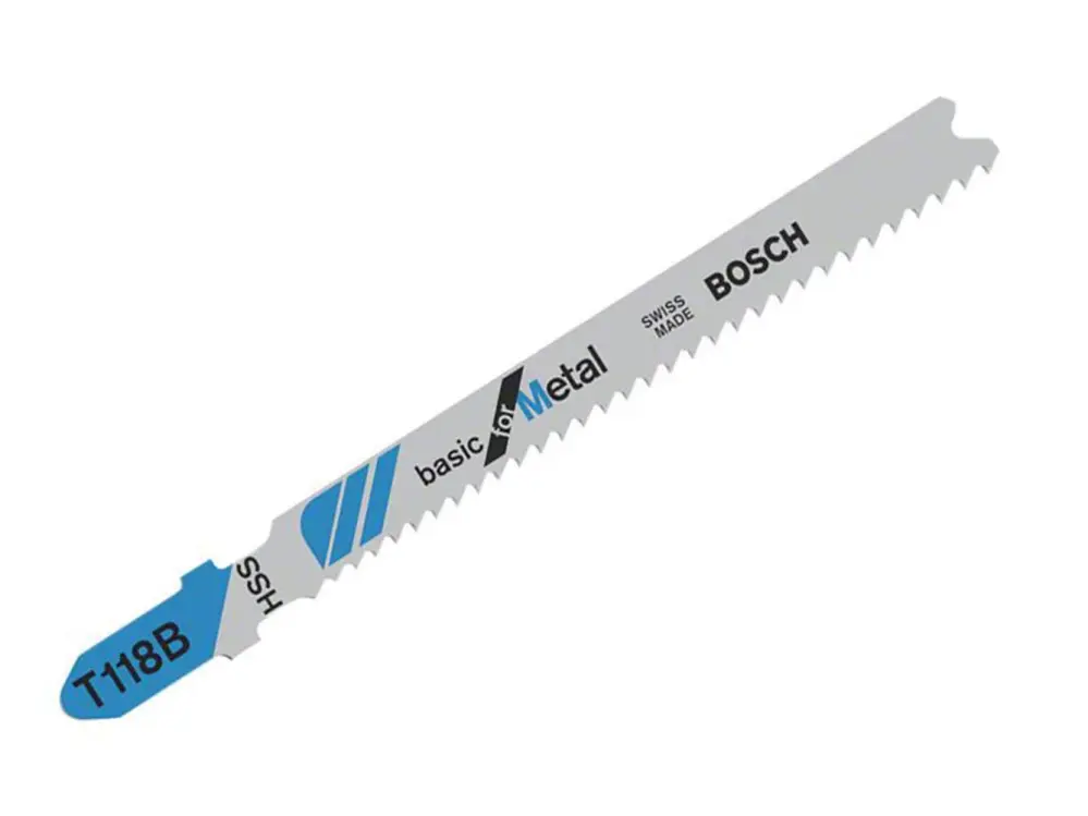 Bosch Powertool Accessories T 118 B Essential Metal Jigsaw Blade 92Mm Pack 5