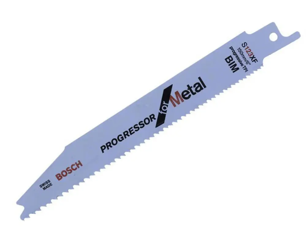 Bosch Powertool Accessories S 123 Xf Progressor Alloy Reciprocating Saw Blade 150Mm 8-18 Tpi (Pack 5)