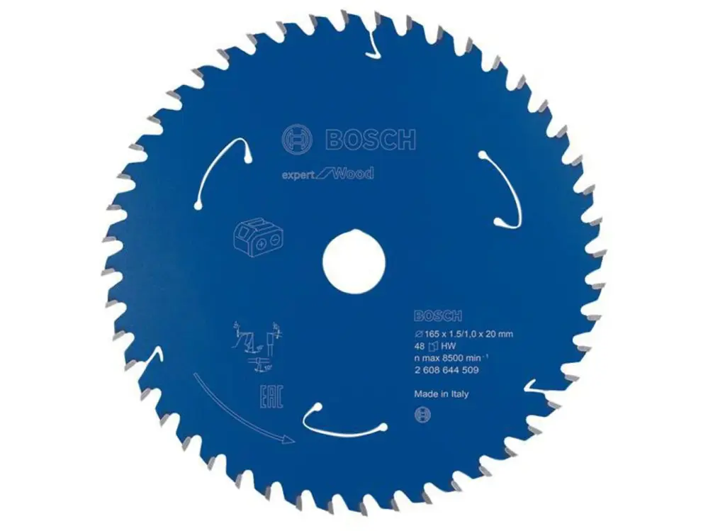 Bosch Powertool Accessories Expert Wood Circular Saw Blade Untethered Saws 165 X 20Mm X 48T