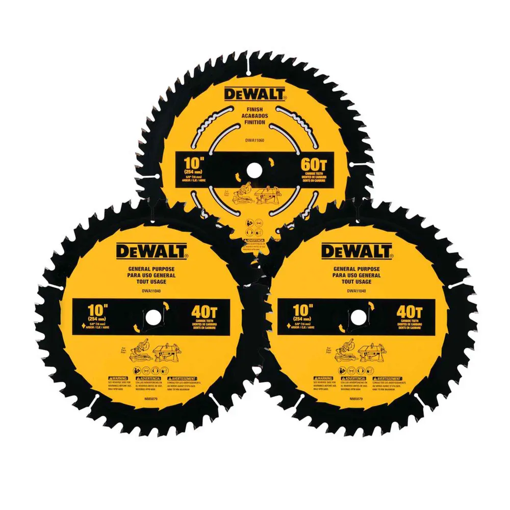 Circular Saw Blade Adjust 10", 3 Units