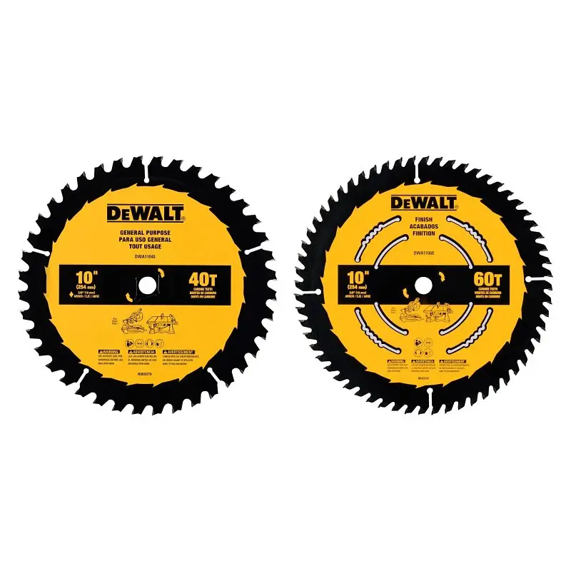 DEWALT DWA110CMB Series Circular Saw Blade Place, Specifications: 5/8 Arbor Size, 0.094 Kerf, 60 Teeth, Carbide