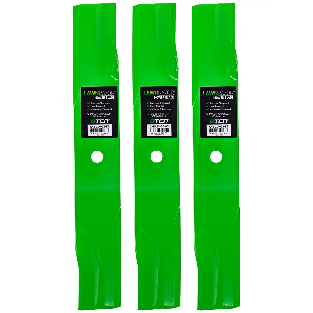 LawnRAZOR High Lift Blade Scag 482450 | SET THREE