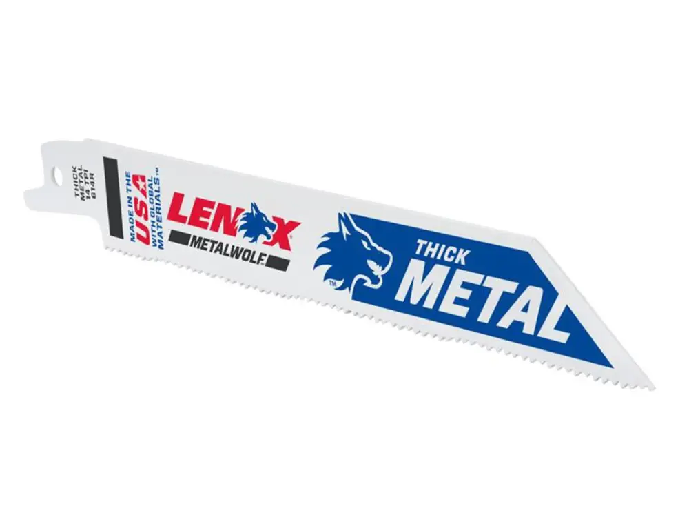 Lenox Metalwolf Wave Edge Reciprocating Saw Blade 152 X 19 X 0.9mm 14 Tpi (Pack 5)