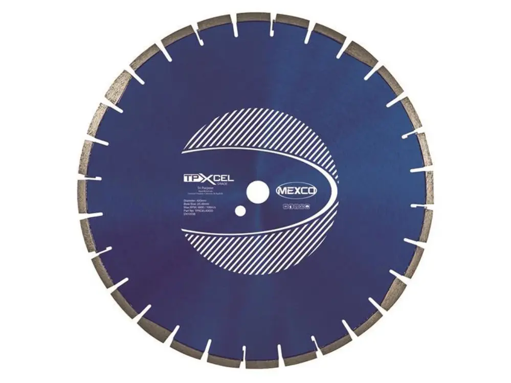 Mexco Xcel Grade Tri-Purpose Diamond Blade 400 X 25.4Mm