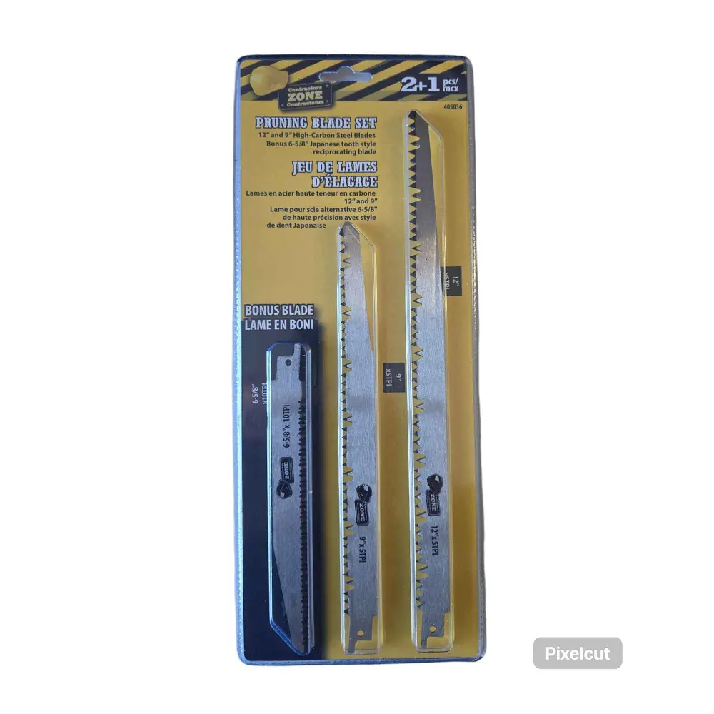 Reciprocating Saw Pruning Blade Place, 3 Pieces