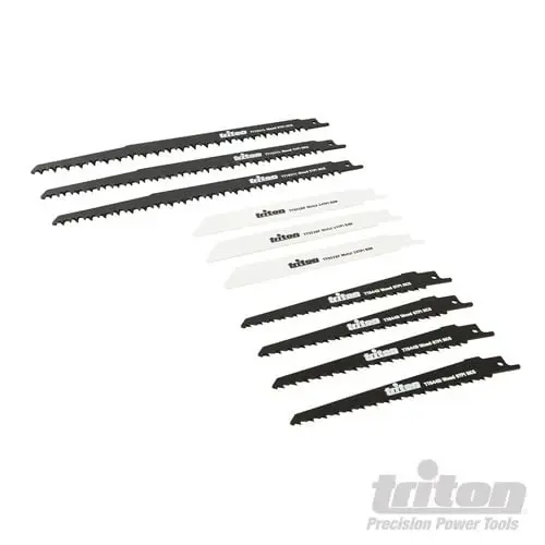 Triton Recip Saw Blade Adjust 10pce 150 and 240mm - 465874