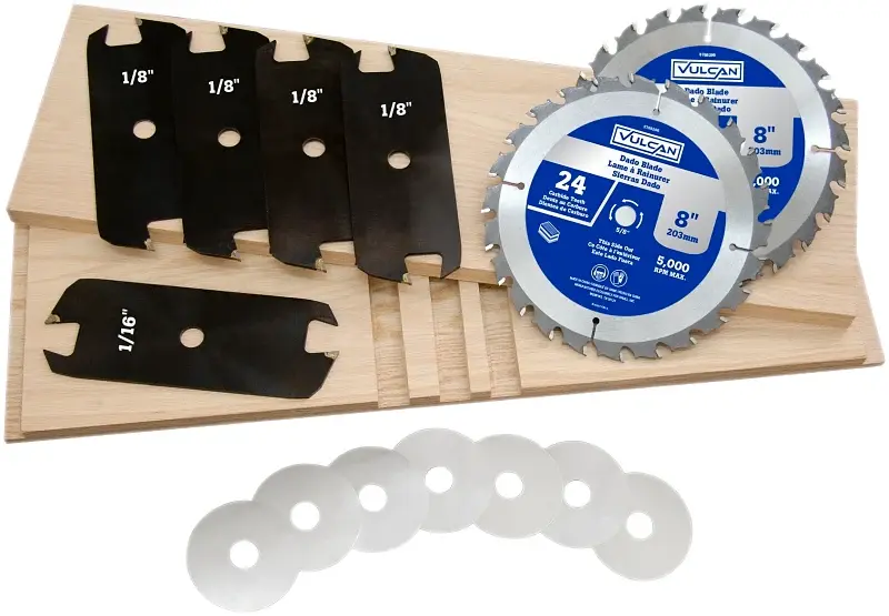 Vulcan 416371OR Saw Blade Place, 8 Dia, 5/8 Arbor, 24-Teeth, Carbide Cutting Edge