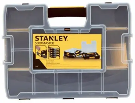 ORGANIZER YELLOW/BLACK SORTMASTER TOOL EASY STORAGE Black u0026 Decker