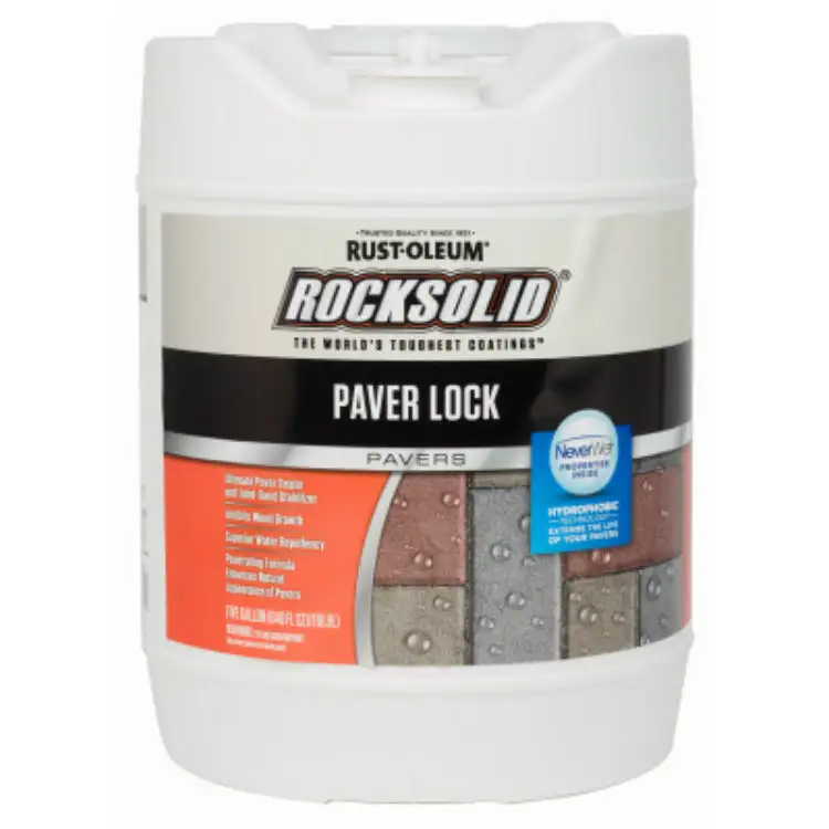 Rust-Oleum 293439 5 Gallon RockSolid Paver Lock Coating Large Outdoor Projects