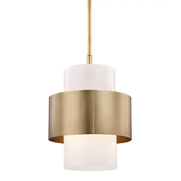 Corinth Steel 1 Light Spacious Pendant | Outlet