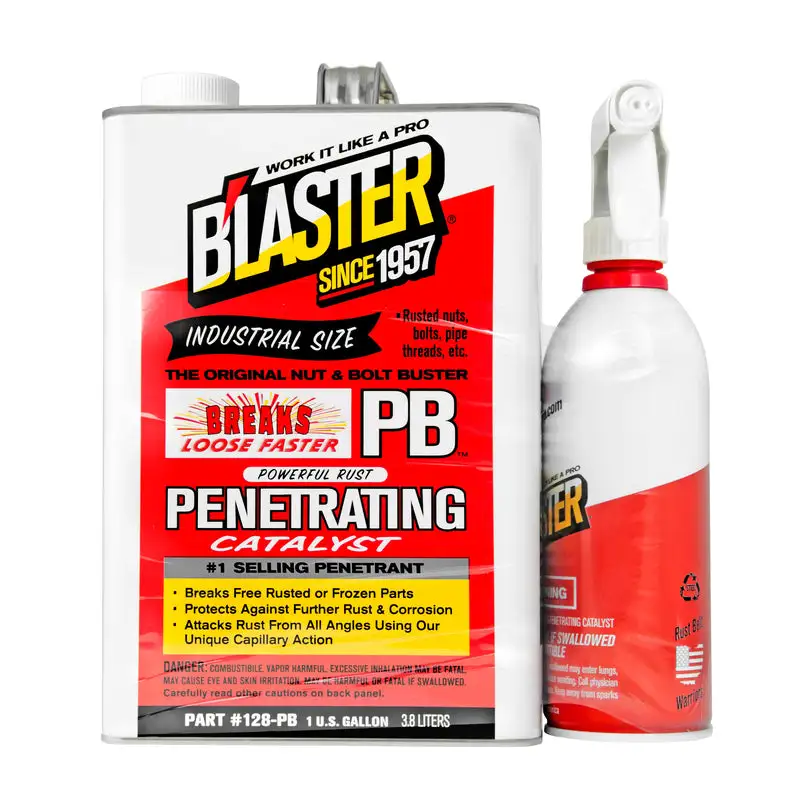 Blaster Liquid Penetrating Oil 128 oz Rust Removal and Lubrication