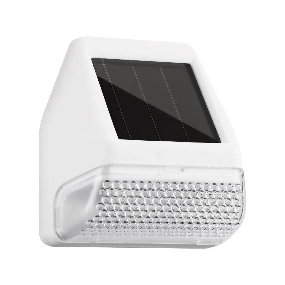 Luminex Solar Powered Tiny Wall Light - White - 4000K | Damp Rated | LED