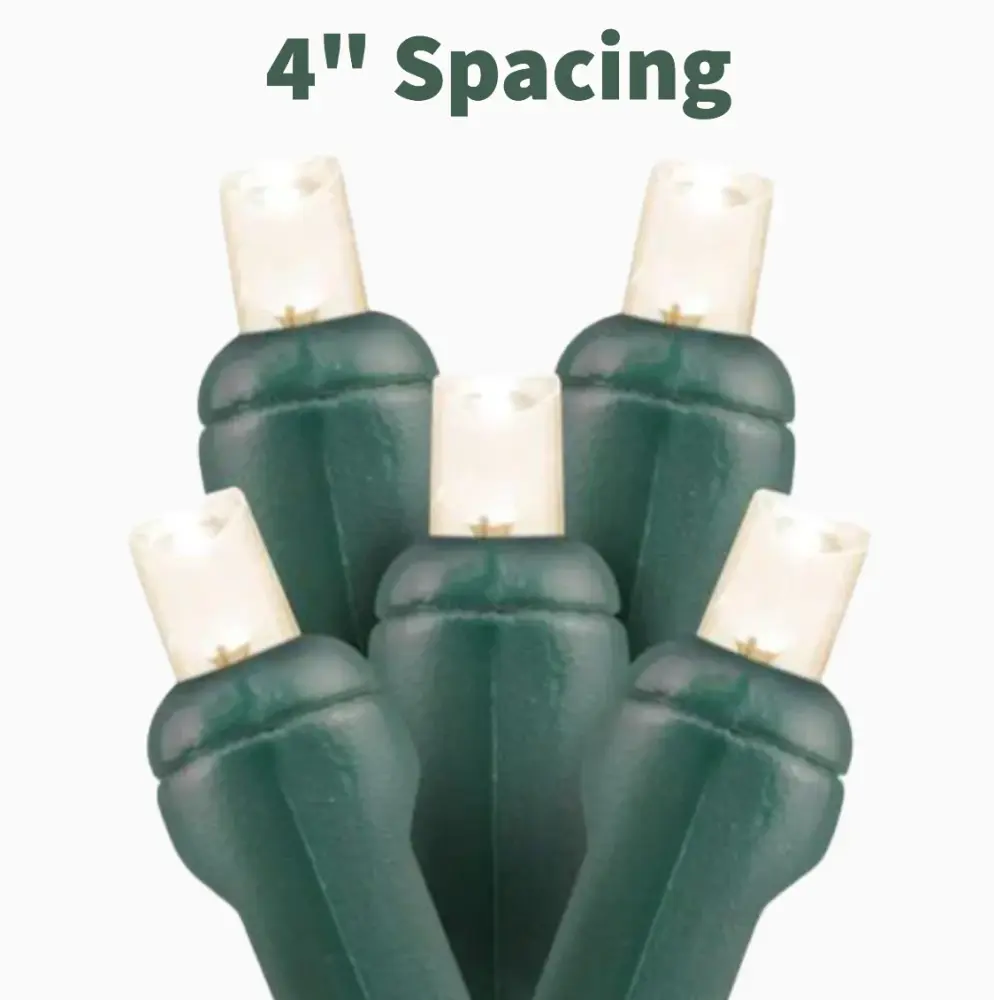 Mini Lights - 5mm 4 inch Spacing / 70L