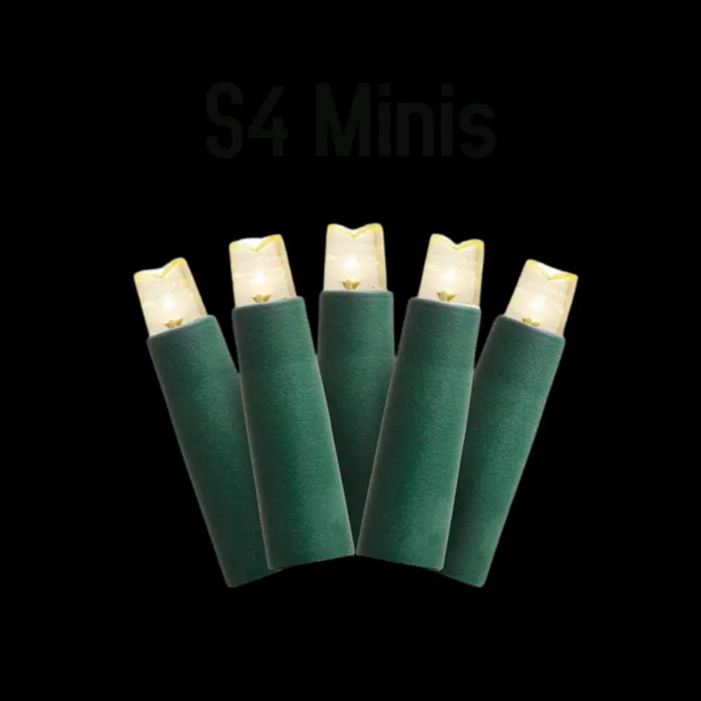 Pocket Lights - S4 5mm Warm White 4 inch Spacing / 50L All sales Final