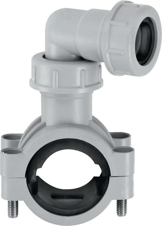 Compression Fit McAlpine CLAMP1GR Grey Pipe Clamp