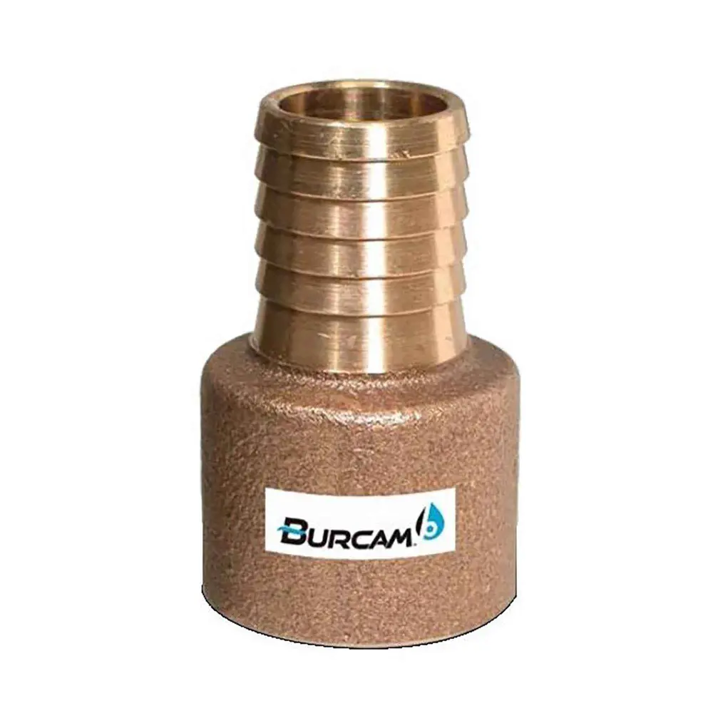 Brass Pipe Adapter, 1'' x FPT x 1'' Barb