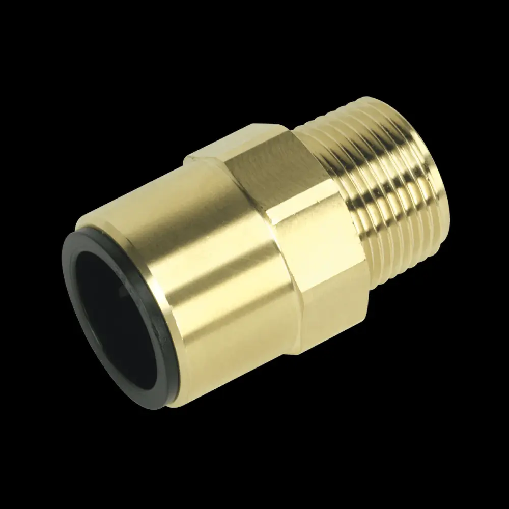 Sealey CAS22BSA Straight Adaptor 22mm x 3/4"BSPT Warm alloy (John Guest Speedfit® - MM012206N)