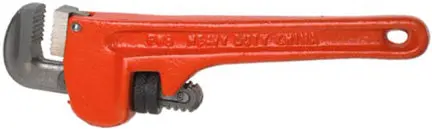 8 Inch Pipe Wrench Adjustable Plumbing Tool Heavy Duty Steel Great Neck