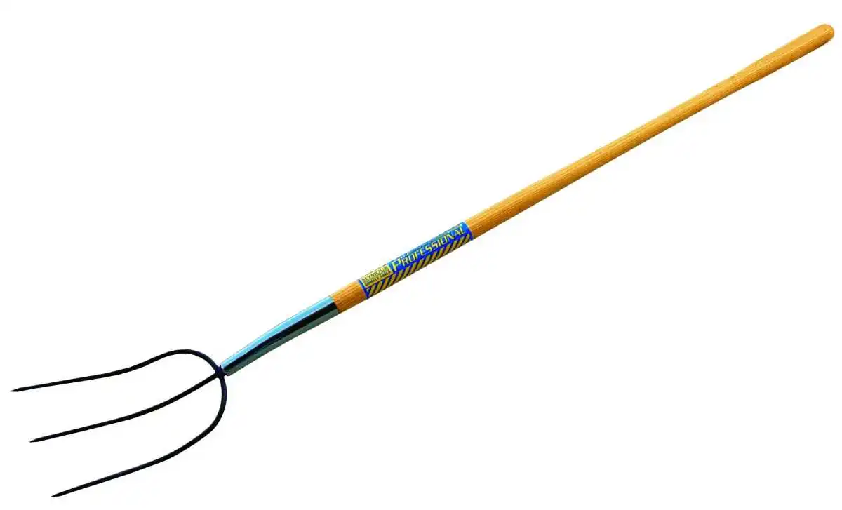 Seymour HF-20 Forged Steel Hay Fork 48 Inch 3-Tine 8x12 Head Farm Pitchfork