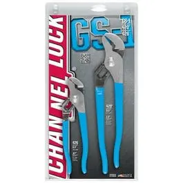 2-Piece Pliers Set 9-1/2 and 6-1/2 Inch Tools Channellock
