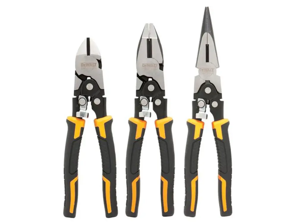 Dewalt Hand Tools Compound Action Pliers Adjust, 3 Piece