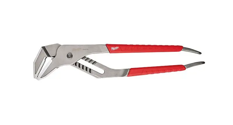 Milwaukee 48-22-6316 Tongue and Groove Plier, 16 OAL, 4-1/4 Jaw Opening, Cherry Handle, Comfort Grip Handle