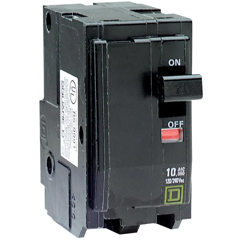 Square D QO 20 Amp 2-Pole Plug- Circuit Breaker Electrical Panels
