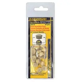 3/8-Inch Round Head Plugs 20-Pack Woodworking Various