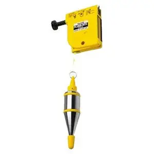 Tajima PZB-400 PLUMB-RITE Small and Light-Duty Plumb Bob Setter, 14 Oz Bob, Yellow