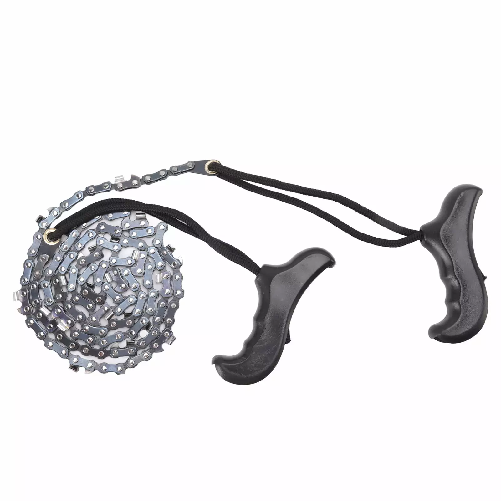 2024 48in Hand Chain Saw Pocket Folding Survival Chain Saw Camping Logging Garden Pruning Tools 64 Links 21 Cutter LeDongst