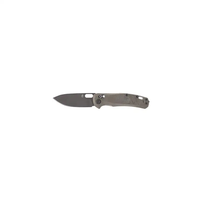 Gerber Scout Tan 440 Stainless Steel 7.64 . Micarta Pocket Knife - Durable Folding Knife Outdoor Use