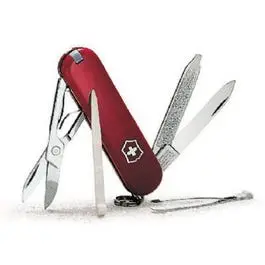 Red Classic Pocket Knife Durable and Compact Everyday Carry Victorinox Swiss Army