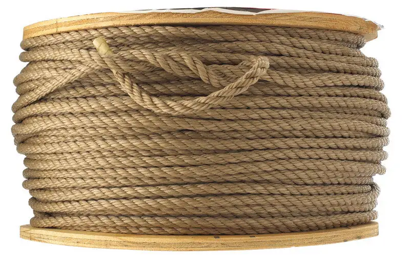 Wellington 3/8 . Dia. x 600 ft. Brown Twisted Poly Rope Pack 600 Heavy Duty Use Koch