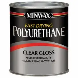 1/2-Pint Gloss Polyurethane Finish Wood Protection and Shine Minwax