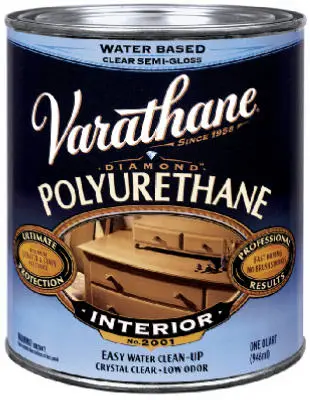 Varathane Semi Gloss Waterborne Clear Polyurethane 1 Quart