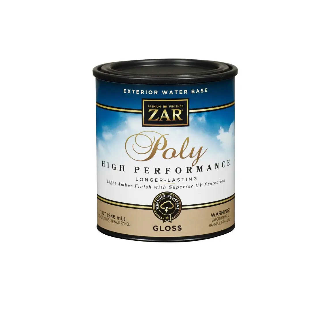 ZAR 32612 Light Amber Water-Based Polyurethane 1 Quart