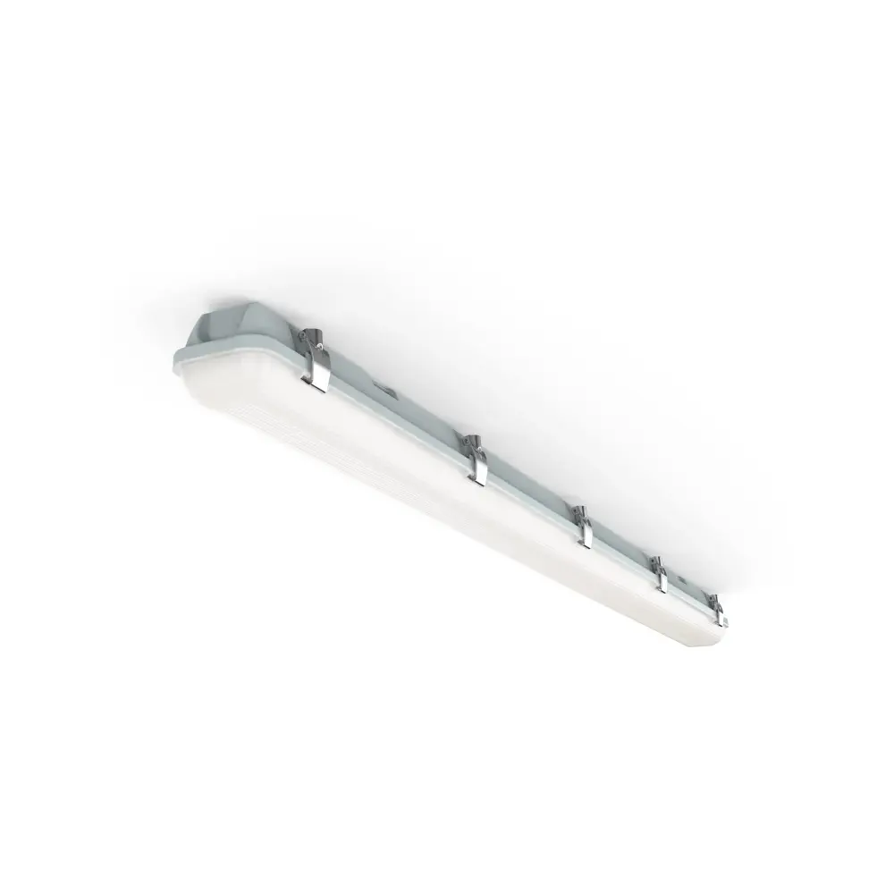 4lite Professional Indoor Or Outdoor Twin LED Fully Weatherproof Batten 5ft/1500mm Length IP65 60w 6353lm Tough plastic Bo...