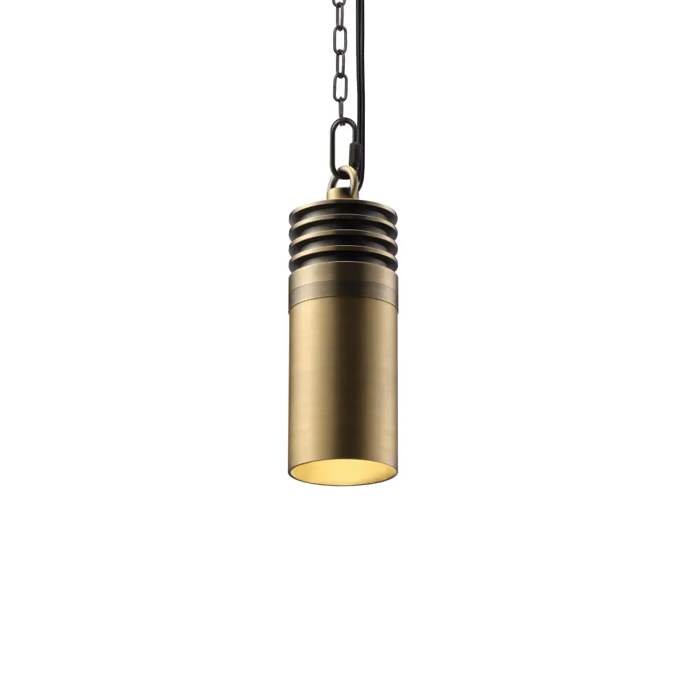 Cilindrico 12V Outdoor Pendant & Patio Buoyant - Brass Yellow - 2700K