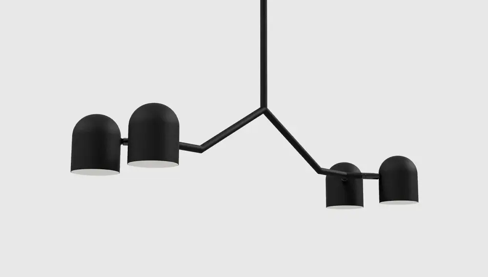 Tandem 4-Head Pendant Lamp