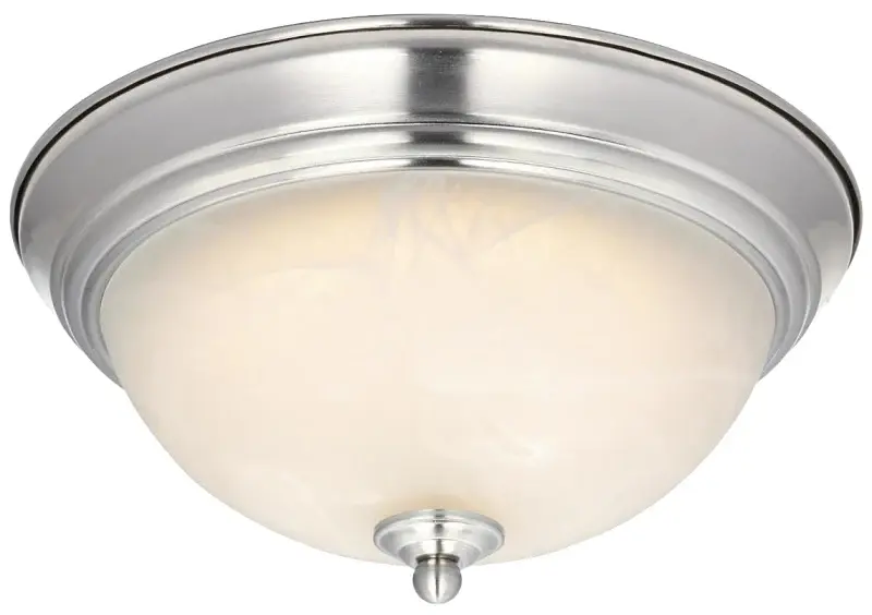 Westinghouse 6400500 Flush Mount Ceiling Fixture, 120 V, 15 W, LED Lamp, 930 Lumens, 3000 K Color Temp, Alloy Fixture