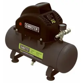 Portable Air Compressor Hot-Dog Style 100 Max PSI 2-Gallon Capacity Master Mechanic