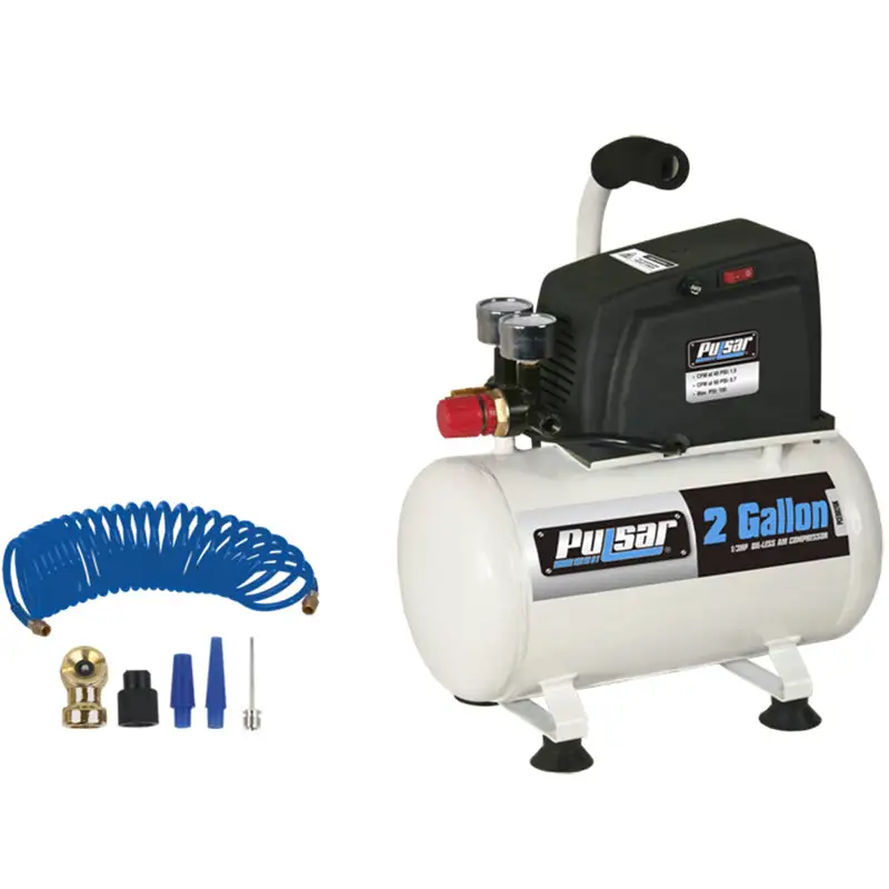 Pulsar PCE6021K Compact Portable Air Compressor 2 Gallon 100 PSI