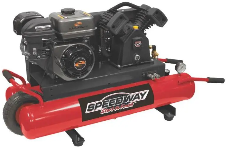 Speedway 7295 Wheelbarrow Air Compressor 6.5 HP Portable Power