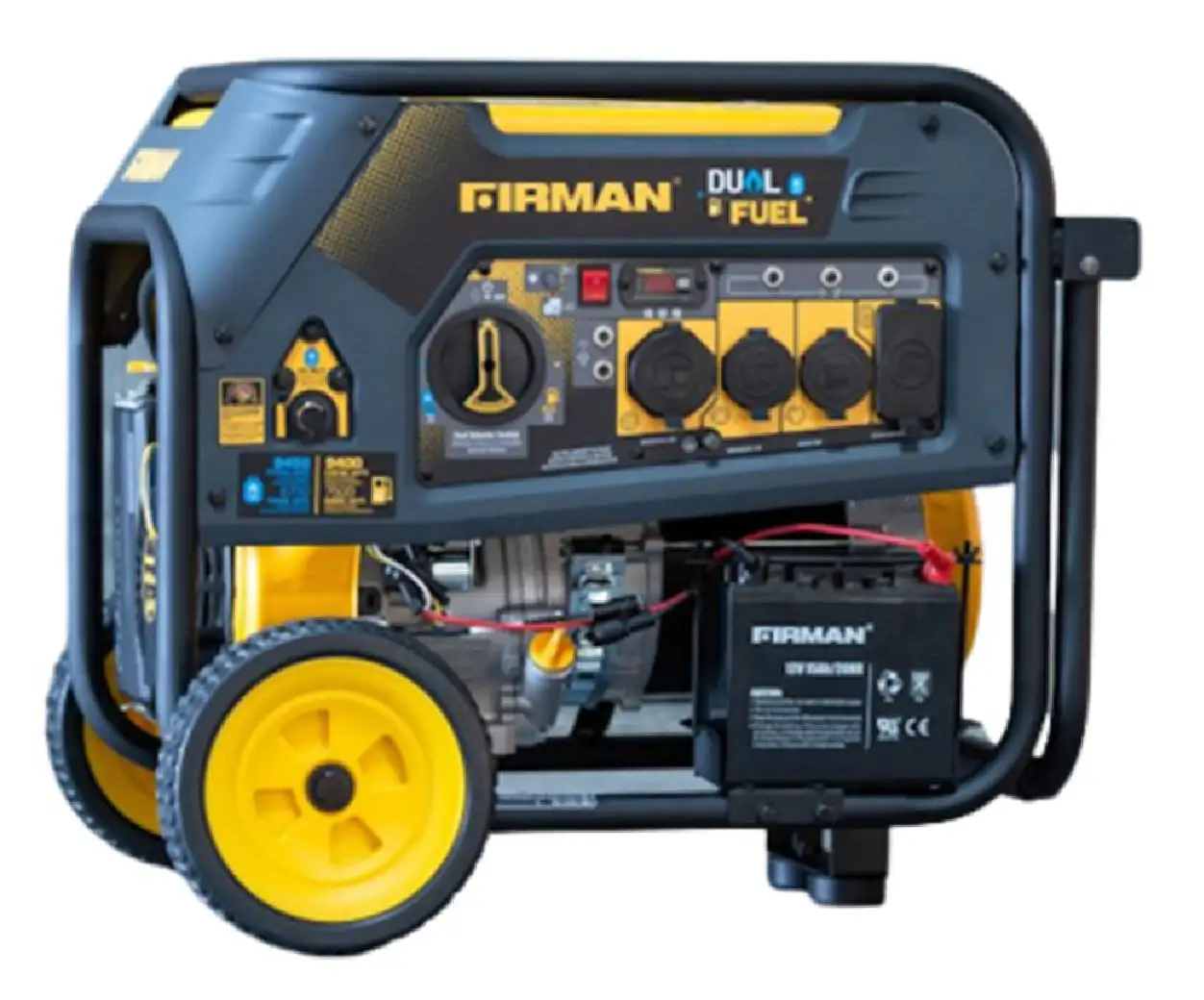 Firman H07552 Propane and Gas Portable Generator 120V 240V