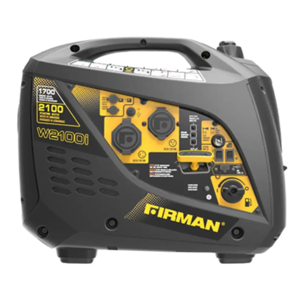 Firman W01784 Recoil Start Gas Portable Generator 2100 Watts