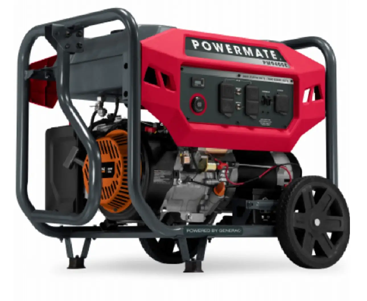 Powermate P0080301 Electric Start Portable Generator 7500 Watts Reliable Power