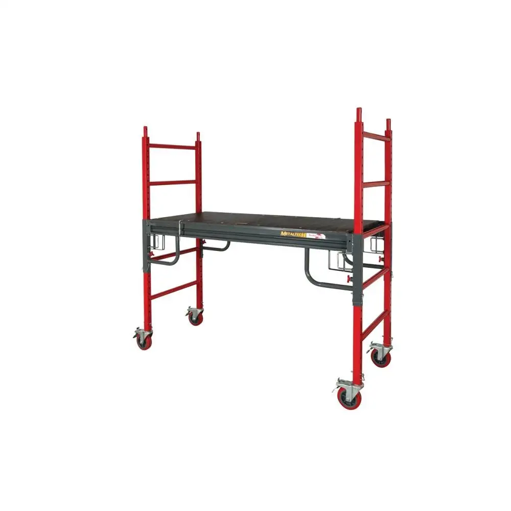 Metaltech I-BMSS Portable Scaffolding 1500 Lb Capacity Heavy Duty Folding Work Platform