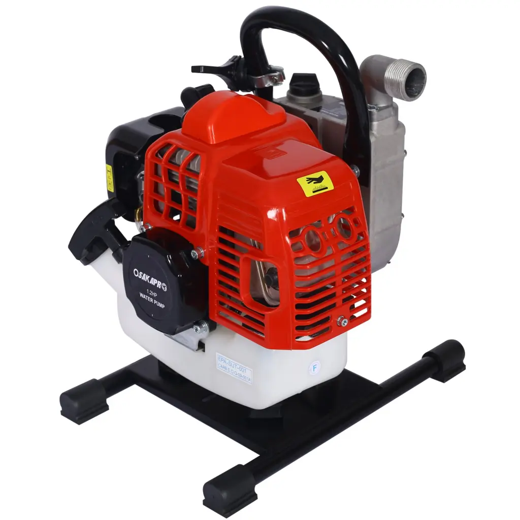 Gasoline Water Pump 2 Stroke Portable Gas Powered Transfer Pump g-h