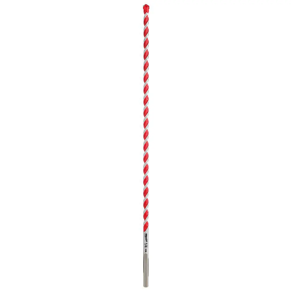 Carbide Hammer Drill Bit Masonry, 1/4" x 10" x 12"