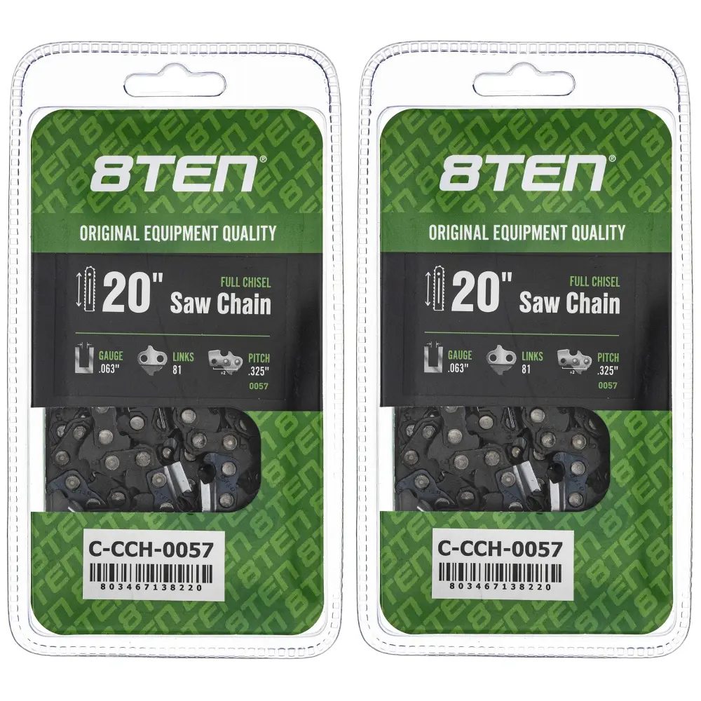 Chainsaw Chain 20 Inch .063 .325 81DL Husqvarna 22BPX081G 22LPX081G 26RM381 26RSC81 22LGX081G | DOUBLE-SET